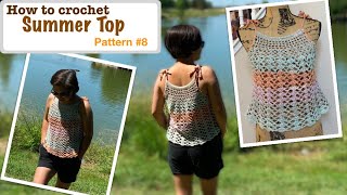 How to crochet Summer Top Pattern #8