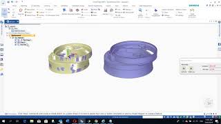 Surface trun to Solid part Solid Edge 2019