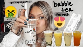 Bubble Tea von Comebuy Tasting Test | LIVE TEST