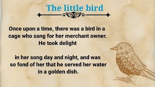 The little bird || English listening practice || Short story in english