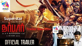 DARBAR - Official Trailer | Rajinikanth | A.R. Murugadoss | Anirudh | Subaskaran | Reaction