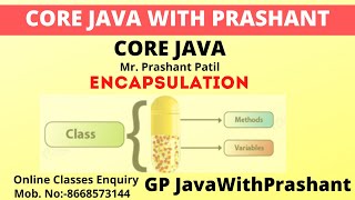 Encapsulation in java | Data Hiding in Java | OOPs concepts in Java in Hindi | GP Java with Prashant