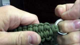 How to make a paracord quick deploy bracelet with the blaze bar