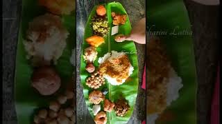 vinayagar chathurthi lunch menu shorts/Ganesh chaturthi Lunch menu shorts/#sharini Latha shorts