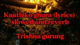Kaath ko ghura (lyrics) owed and reverb-Trishna gurung