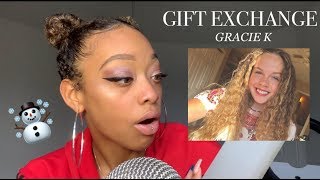 ASMR | GIFT EXCHANGE WITH GRACIE K ☃️🎄