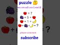 how to slove | puzzle 🤔 | brain test| crazy math trick | iq test| #puzzle #reasoning #short #shorts