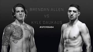 Brendan Allen Vs Kyle Daukas Pre Fight Prediction