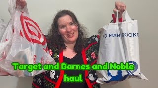 a Target and Barnes \u0026 Noble haul