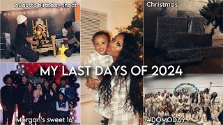 SPEND MY LAST DAYS OF 2024 WITH ME! Holiday \u0026 birthday(s) edition! | Semaj Lesley