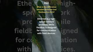 #What is the difference between Ethernet and fieldbus in a DCS #