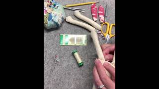 How to sew a Tilda doll part 3. Sewing arms, legs and creating a face