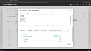 Business Central short video: Add attachments from source document while sending emails