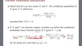 [Chapter 6] #4 Conditional distributions - discrete case