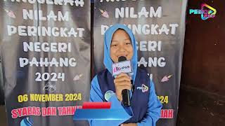 Majlis penerimaan Anugerah PSS Cemerlang dan Video Kreatif TVPSS Peringkat Negeri Pahang 2024.