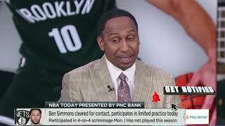l NBA TODAY I ESPN Stephen A. Smith -Ben Simmons Plays... Nets go to Finals!