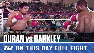 Roberto Duran's Legendary Night Against Iran Barkley | FULL FIGHT