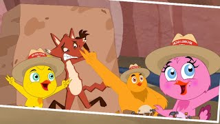 Foxie And The Chicks Dig Up The Past! | Eena Meena Deeka | Cartoons for Kids | WildBrain Bananas