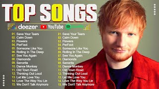 Ed Sheeran, Taylor Swift Bruno Mars, Dua Lipa, Adele, Maroon 5, Rihanna, The Weeknd - Pop music 2024