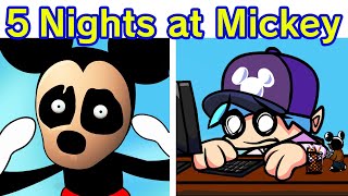 Friday Night Funkin' VS Five Nights at Treasure Island (FNF Mod) (FNATI Mickey Mouse Horror) (FNAF)