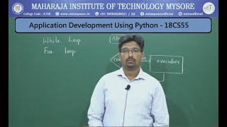 Loop in Python | 18CS55 PYTHON | Vth Sem | CSE | Module 1 | Session 04