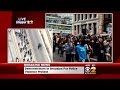 Demonstrators March Onto Brooklyn Bridge In Protest Over Police Violence