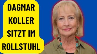 Oberschenkelhalsbruch: Dagmar Koller sitzt im Rollstuhl