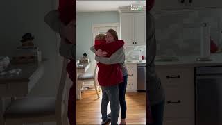 Stunned grandma gets adopted granddaughter as an early Christmas gift | Humankind #shorts #christmas