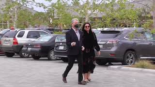 Pierce Brosnan and his wife Keely Shaye Smith shopping in Malibu, CA