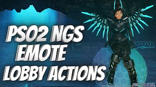 PSO2 NGS 790: Commemorative Photo Emote Lobby Actions 790「記念撮影」