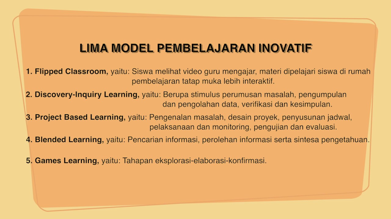 Fasilitasi Model Pembelajaran Inovatif Di P4TK Bisnis Dan Pariwisata ...