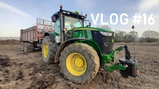 FarmVlog #16 - Házení hnoje pod kukuřici🌽🌽🚜🚜