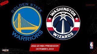 Golden State Warriors Vs Washington Wizards Live (Play-By-Play & Scoreboard) NBA Japan Games 10-2-22