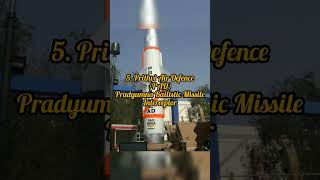 Top 10 Most Powerful Missile in Indian Army #youtubeshorts #shortfeed #top10
