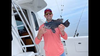 Flattest Ocean I've Ever Seen, Black Sea Bass 6 man limit!!!