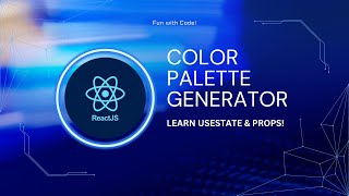 Build a Random Color Palette Generator | React.js Beginner Project