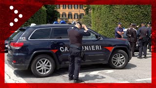 Arcore, preparativi a Villa San Martino per il corteo funebre di Silvio Berlusconi verso il Duomo