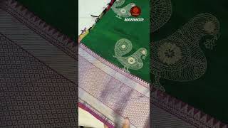 Exclusive #mangalagiri  silk sarees with silver zari embroidery#ytshorts#mangalagiri#trendingshorts