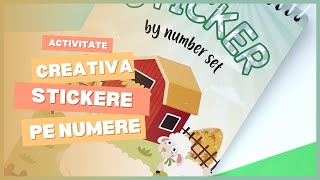 Lipesc Stickere si creez imagini cu animale | Activitate distractiva | Stickere pe numere | Partea 2