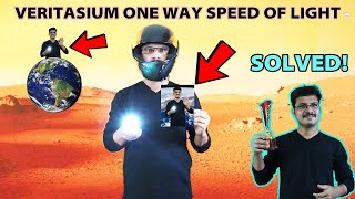 Veritasium speed of light l Problem solved l ஒளியின் வேகத்தை onewayல் கண்டுபிடித்துவிட்டேன்