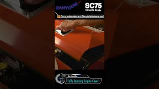 Canycom SC75 Concrete Buggy #shorts  Fully Opening Engine Cover