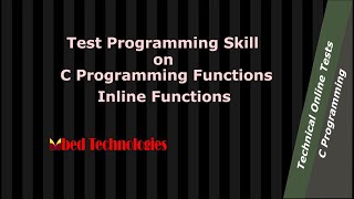 A C Programming question on inline function