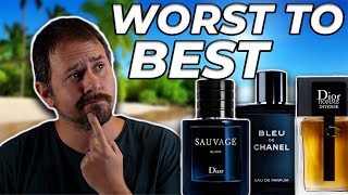 20 MOST POPULAR Men's Fragrances Ranked From WORST TO BEST