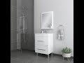 Alya Bath - Ripley 24 Inch Bathroom Vanity in White