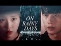 on rainy days. | Park Hae Jin & IU [crossover]