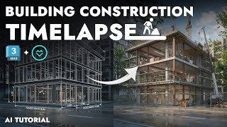 Building Construction Timelapse in 3ds Max + VizMaker AI [Free Webinar]