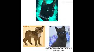 Leafpool and Crowfeather funny edit~ ft. Scourge~ #warriorcats #funny #shorts