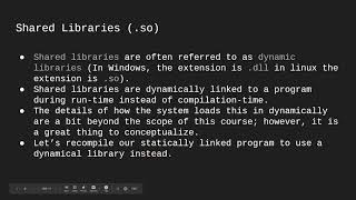 C Programming - 5.1 Creating and Linking Libraries