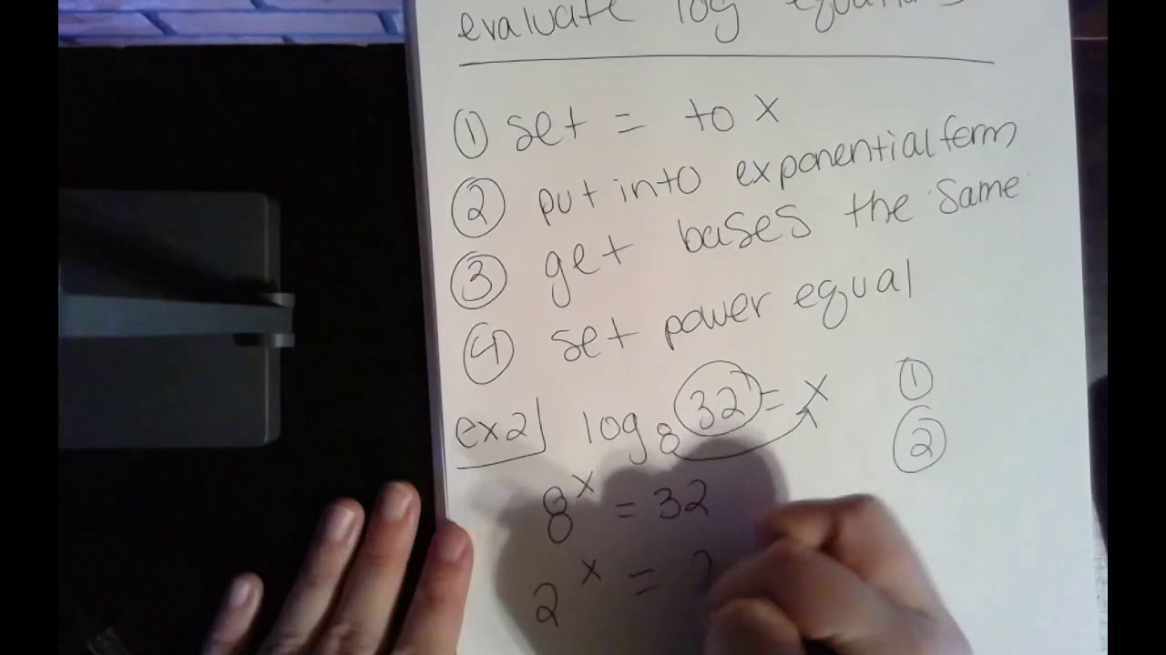 Algebra 2 Lesson 7 3b - YouTube