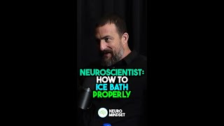Neuroscientist: How To Ice Bath PROPERLY | Andrew Huberman #neuroscience #shorts